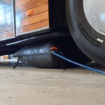 Aerofilm CLT hefkussen Pronal onder bus