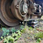 Aerofilm CLT hefkussen Pronal onder trein