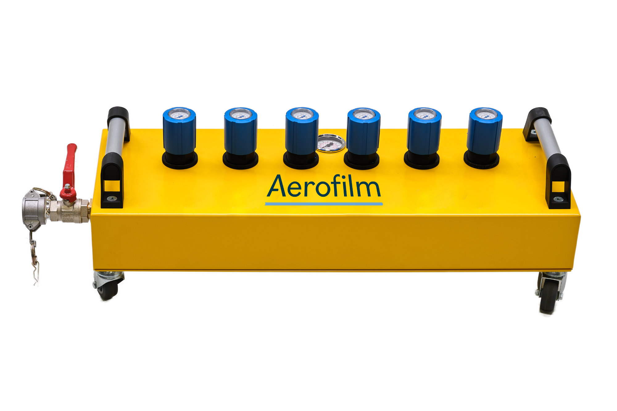 Aerofilm - Draagbare luchtregelkast 6 reduceerventielen