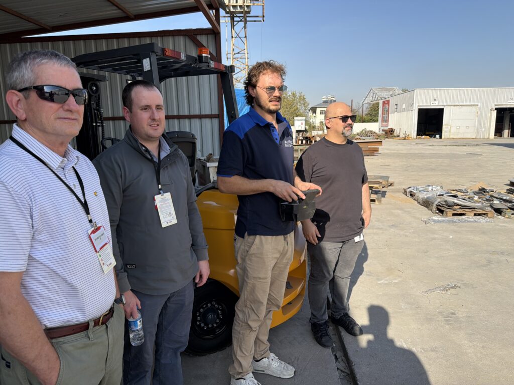 FADA visit with Farley - Mark, Steve, Michiel and Deniz