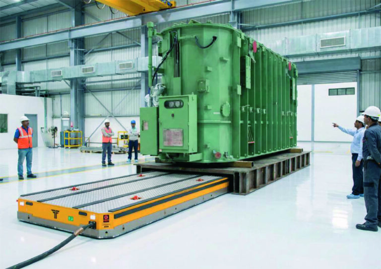 Transformer moved on Air caster system