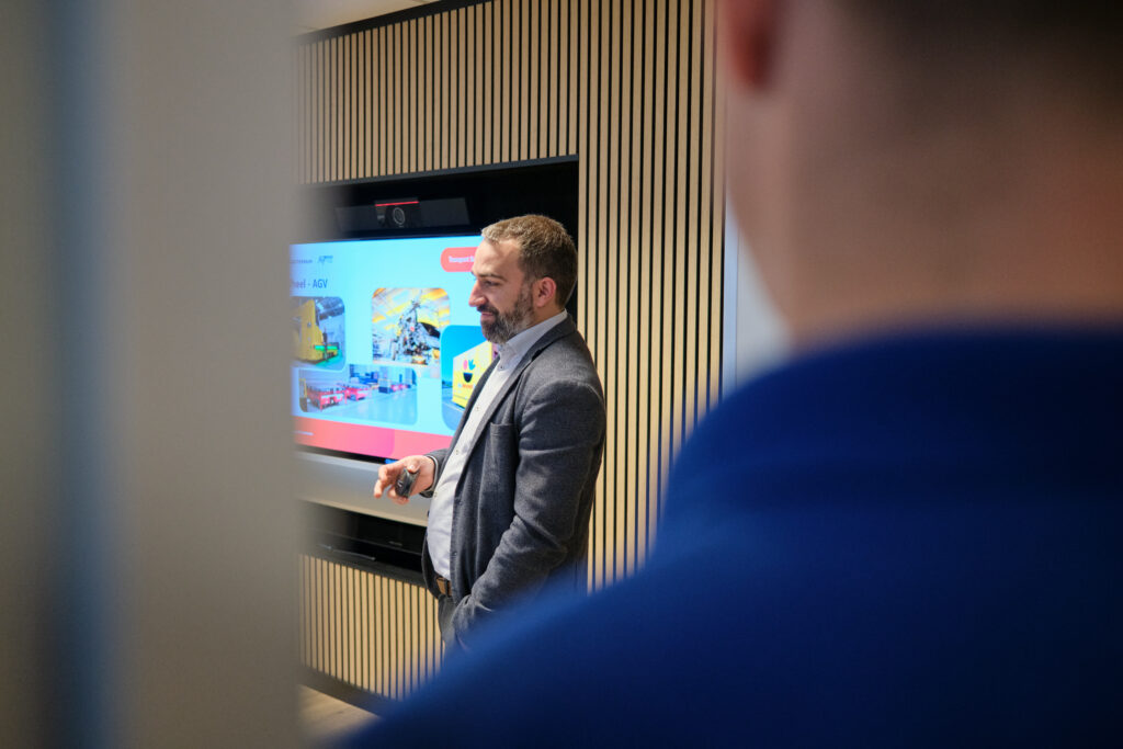 Jens Deckers of AVT Europe attending our partner event in celebration of Aerofilm’s 40th anniversary.