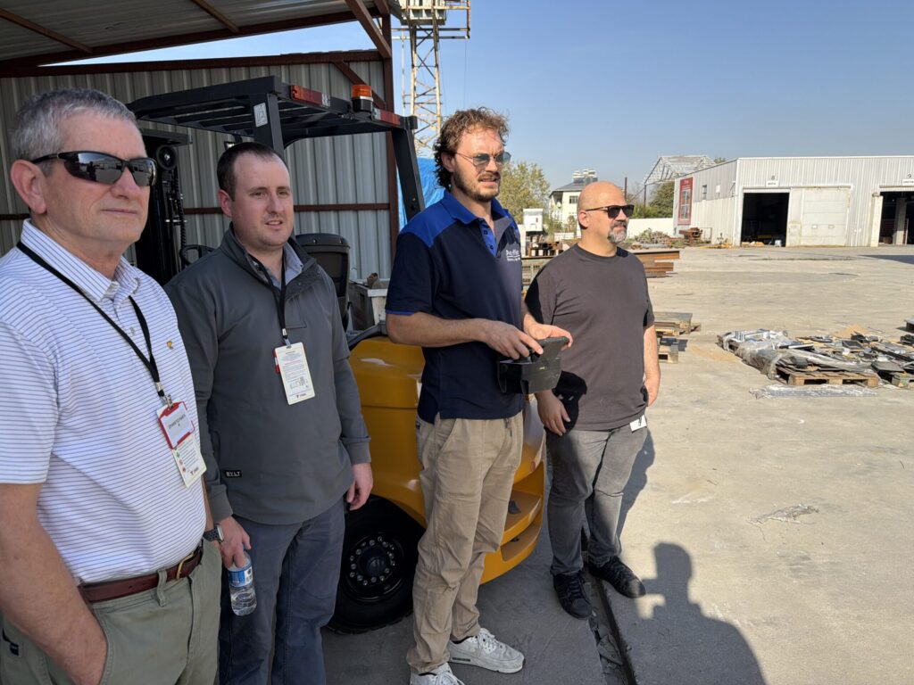 FADA visit with Farley - Mark, Steve, Michiel and Deniz